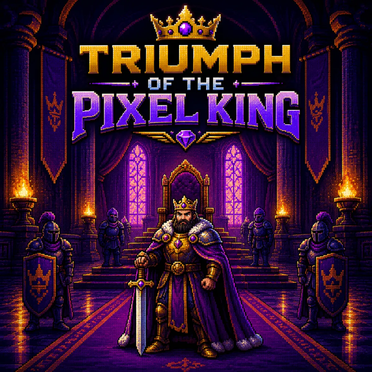 Triumph of the Pixel King cover art