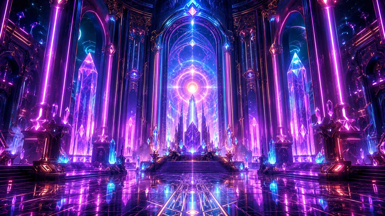 Hall of Arcynia. A sanctuary of light, power, and endless wonder.